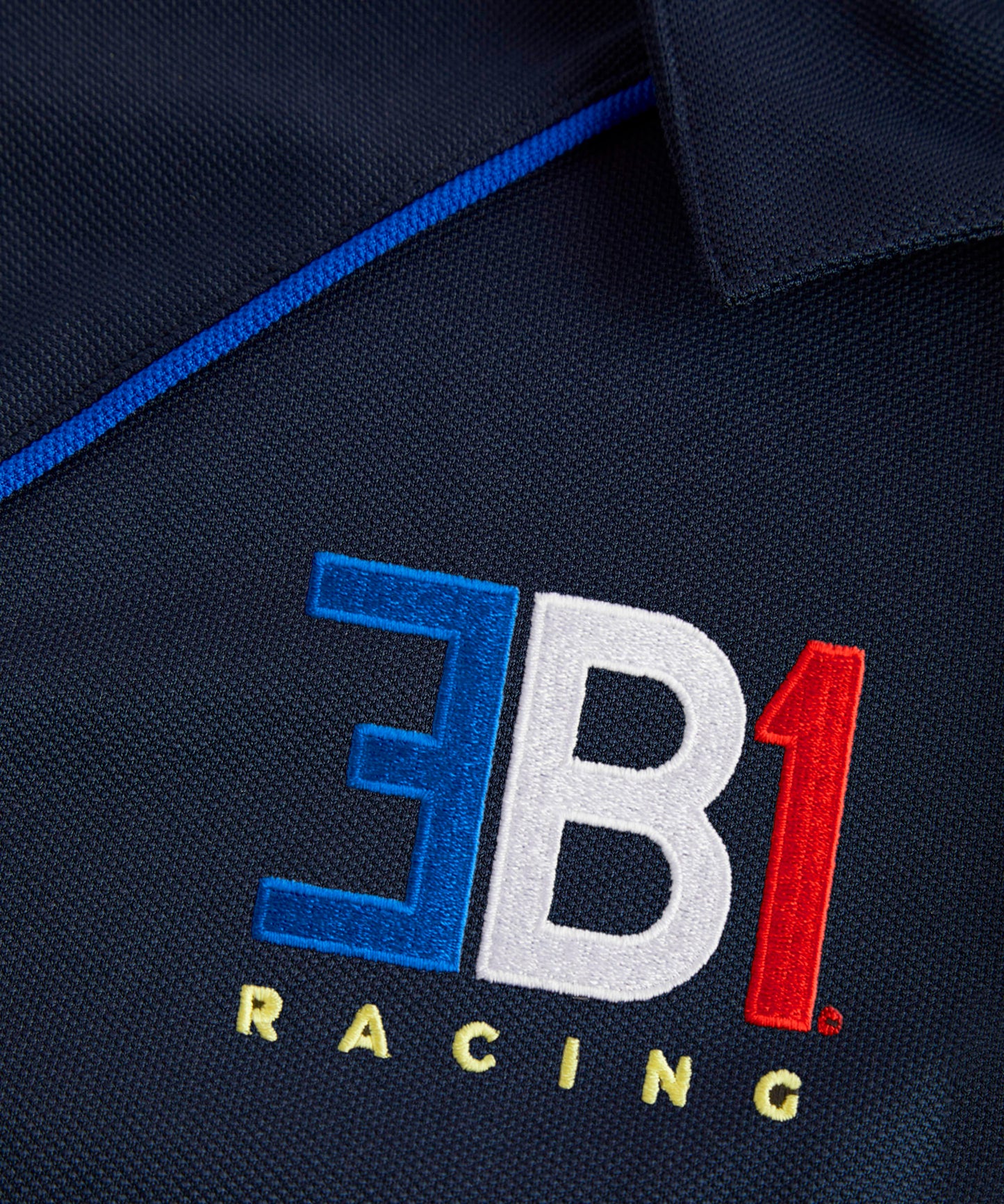 Alex Mann Navy & Blue Performance Polo Shirt