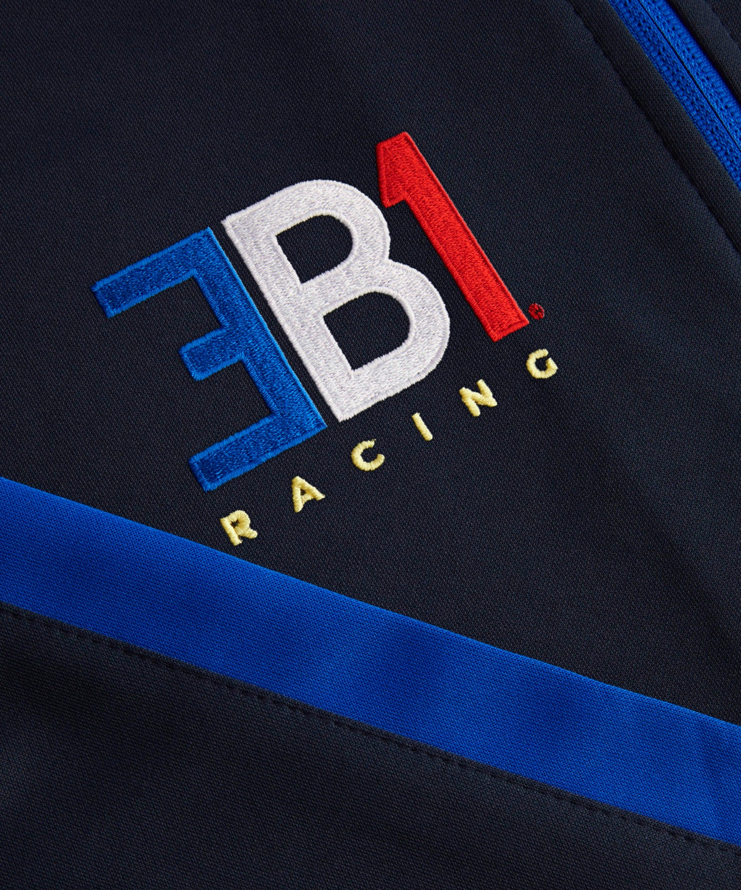 Alex Mann Navy & Blue Knitted Tracksuit Top
