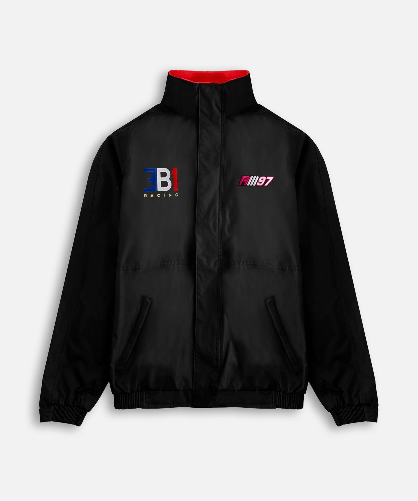 Alex Mann Black & Red Regatta Waterproof Jacket