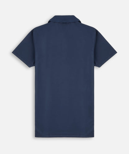 Alex Mann Navy & White Polo Shirt