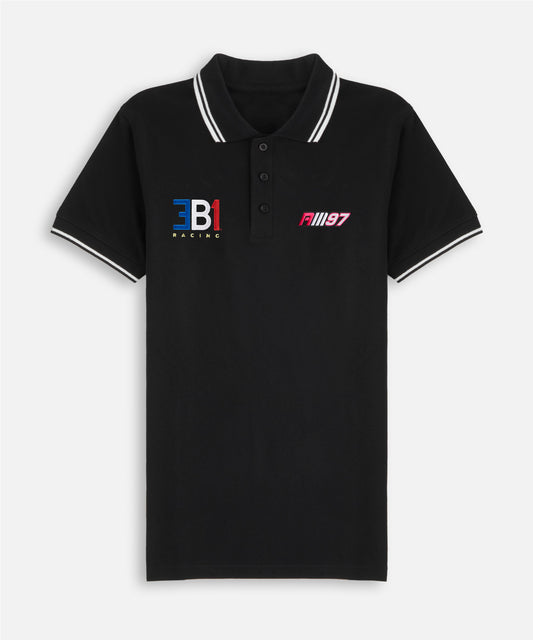 Alex Mann Black & White Polo Shirt