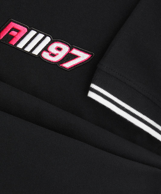 Alex Mann Black & White Polo Shirt