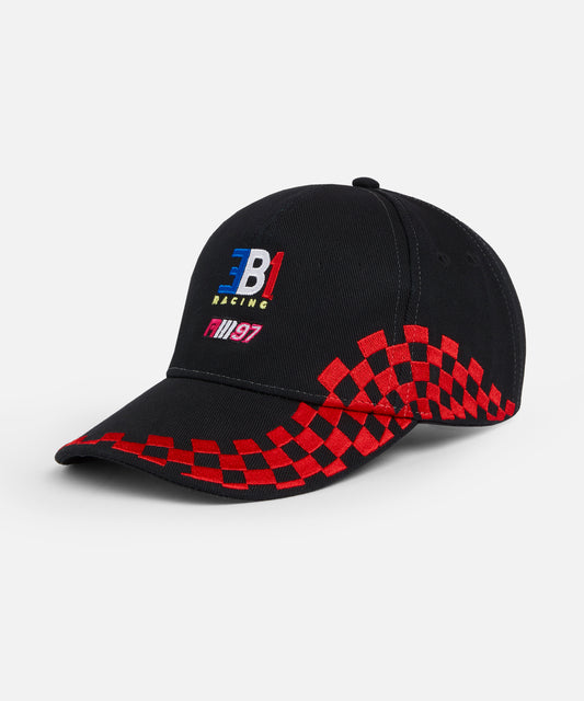 Alex Mann Black & Red Race Flag Cap