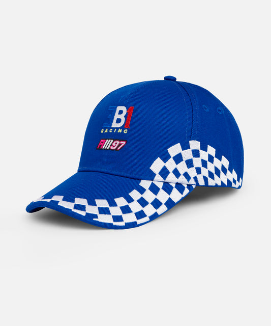 Alex Mann Blue Race Flag Cap