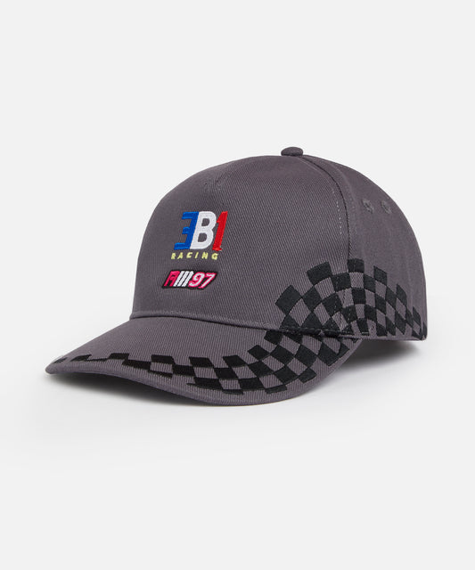 Alex Mann Grey Race Flag Cap