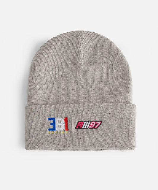 Alex Mann Grey Cuffed Beanie