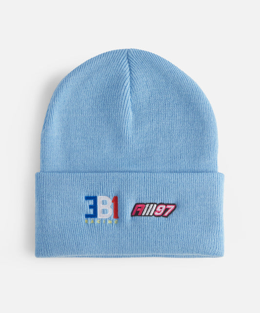 Alex Mann Blue Cuffed Beanie