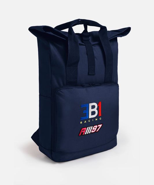 Alex Mann Navy Roll-Top Backpack