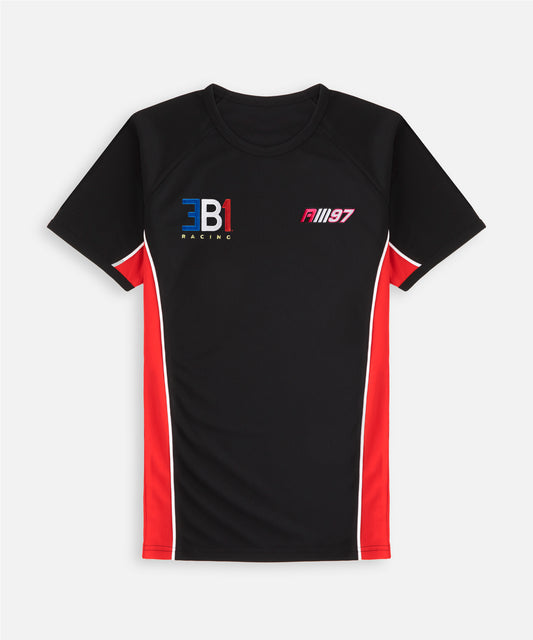 Alex Mann Black & Red Performance T-Shirt