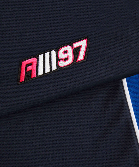 Alex Mann Navy & Blue Performance T-Shirt