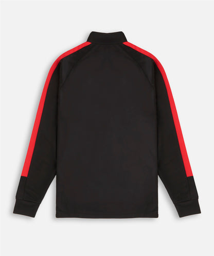 Alex Mann Black & Red Knitted Tracksuit Top
