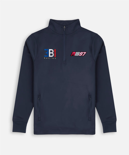 Alex Mann Navy 1/4 Zip Tracksuit Top