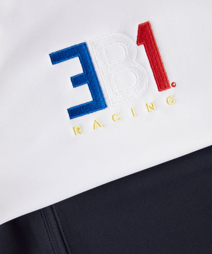 Alex Mann Navy & White 1/4 Zip Tracksuit Top