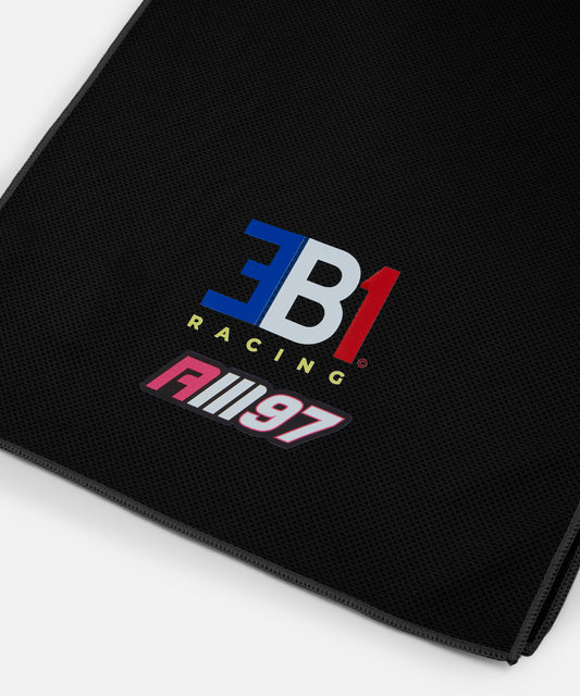 Alex Mann Black Sports Towel