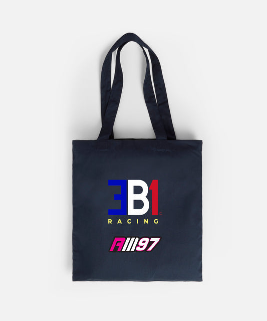 Alex Mann Navy Tote Bag